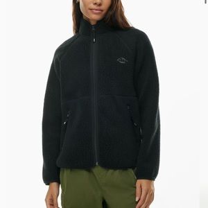 TNA fleece zip up sweater